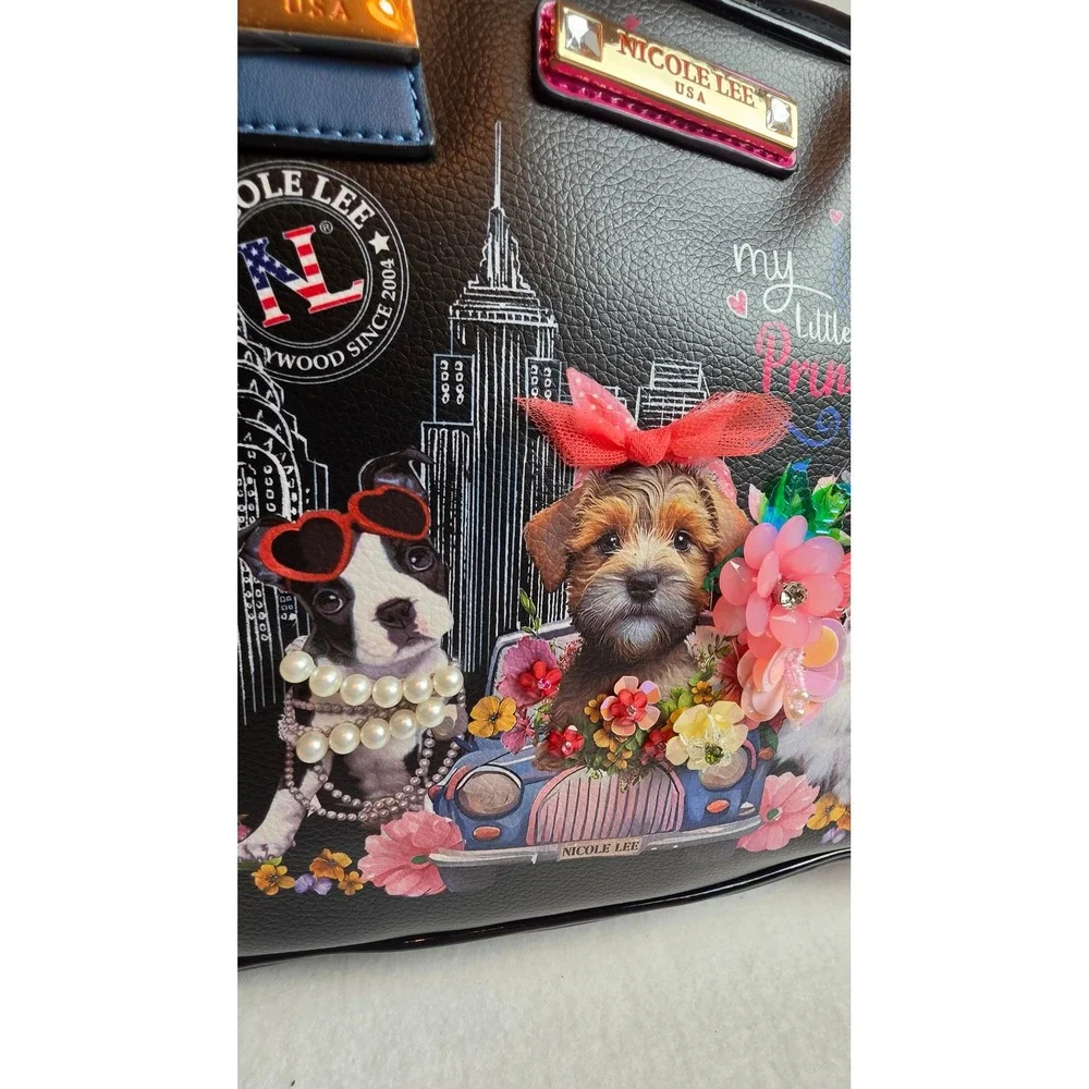 Nicole Lee 20th Anniversary Family Yearbook Satchel Bag FY17069 HTF Rare dog